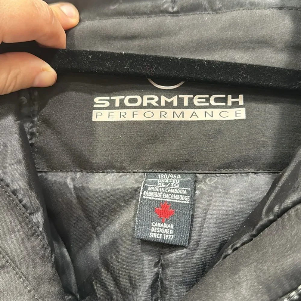 Stormtech US Performance Men’s Black Windbreaker Winter Coat Zip Up Jacket Sz XL
